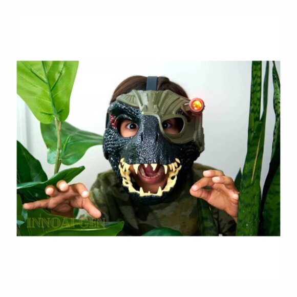 Jurassic World Track 'N Roar Dinosaur Mask with Tracking Light & Sound Indorapt - Picture 3 of 6